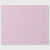Papier Cadeau Jacquard rose (Plat)