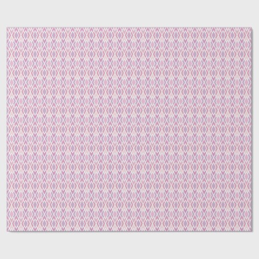 Papier Cadeau Jacquard rose (Plat)