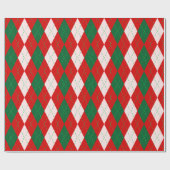 Papier Cadeau Jacquard XL Red Forest Emerald Green (Plat)