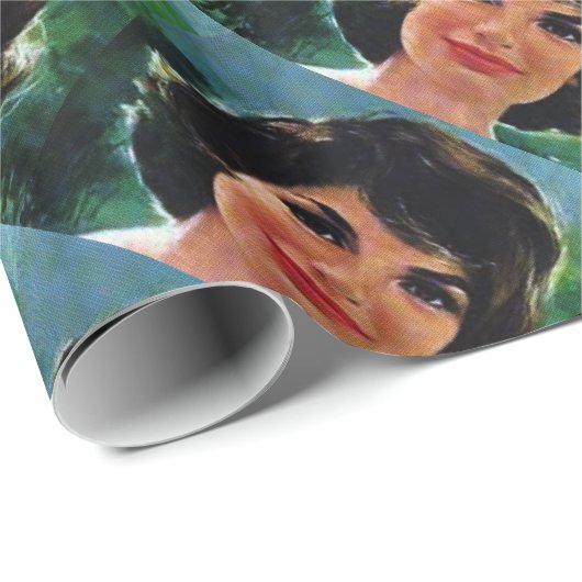 Papier Cadeau Jacqueline Kennedy (Coin rond)