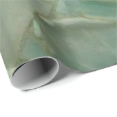 Papier Cadeau Jade (Coin rond)