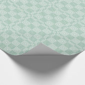 Papier Cadeau Jade Léger Et Papier Japonais Blanc (Coin)