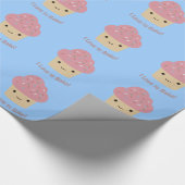 Papier Cadeau J'adore Bake ! Cute Cupcake (Coin)