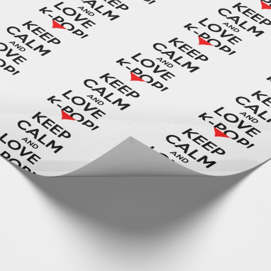 Papier Cadeau J'adore K-Pop ! (Coin)