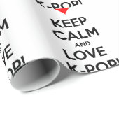 Papier Cadeau J'adore K-Pop ! (Coin rond)