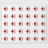 Papier Cadeau J'adore le ballet (Plat)