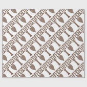 Papier Cadeau J'adore le café (Plat)