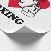 Papier Cadeau J'adore le kickboxing (Coin)