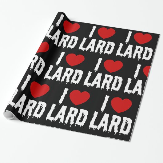 PAPIER CADEAU J'ADORE LE SUIF (Déroulé)