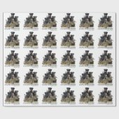 Papier Cadeau Jagdterrier (Plat)