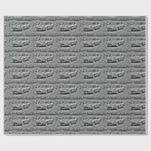 Papier Cadeau Jaguar E-Type (Plat)