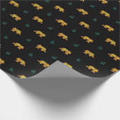 Papier Cadeau Jaguar pattern wrapping paper (Coin)