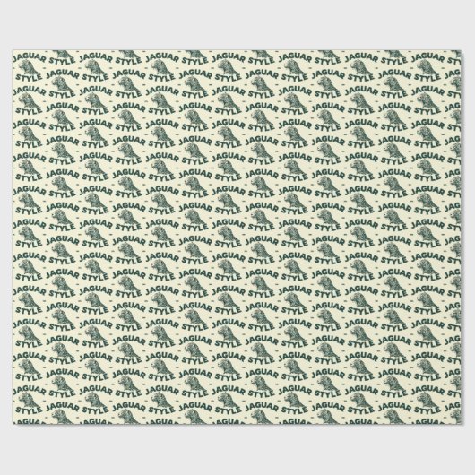 Papier Cadeau Jaguar Wrapping Paper (Plat)