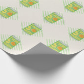 Papier Cadeau J'ai des abricots Tin de fruit (Coin)