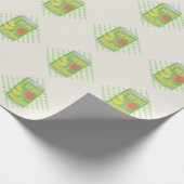 Papier Cadeau J'ai des pêches Tin de fruit (Coin)