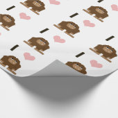 Papier Cadeau J'ai du coeur (Coin)