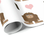 Papier Cadeau J'ai du coeur (Coin rond)