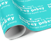 Papier Cadeau J'ai été accro à la citation de la typographie de (Coin rond)