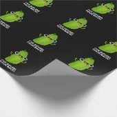 Papier Cadeau J'ai Gourd Your Back Funny Veggie Pun Dark BG (Coin)