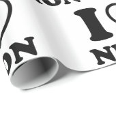 PAPIER CADEAU J'AI LE COEUR [AMOUR] NIHON WRAPPER PAPIER (Coin rond)