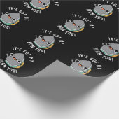 Papier Cadeau J'ai mon fer, vous amusant jeu d'appareillage noir (Coin)