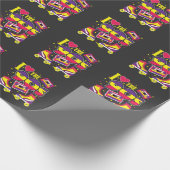 Papier Cadeau J'aime 90 le T-shirt - rétro 90er (Coin)