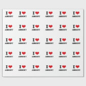 Papier Cadeau J'aime Airsoft (Plat)