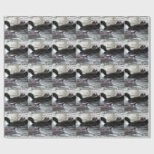 Papier Cadeau J'aime Canards (Plat)