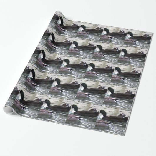 Papier Cadeau J'aime Canards (Déroulé)
