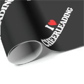 PAPIER CADEAU J'AIME CHEERLEADING (Coin rond)