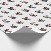 PAPIER CADEAU J'AIME CHOU PATCH (Coin)
