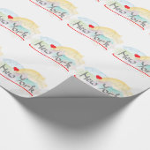 Papier Cadeau J'aime (coeur) New York, New York (Coin)
