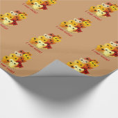 Papier Cadeau J'aime des chats (Coin)