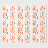 Papier Cadeau J'aime faire du vélo (Plat)