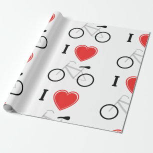 Papier Cadeau J'aime faire un cycle