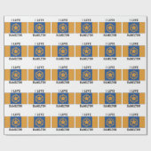Papier Cadeau J'Aime Hamilton (Plat)