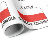 Papier Cadeau J'aime Honda (Coin rond)