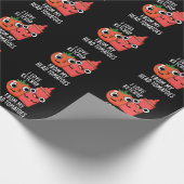 Papier Cadeau J'Aime Ketchup De Ma Tête Tomates Dark BG (Coin)