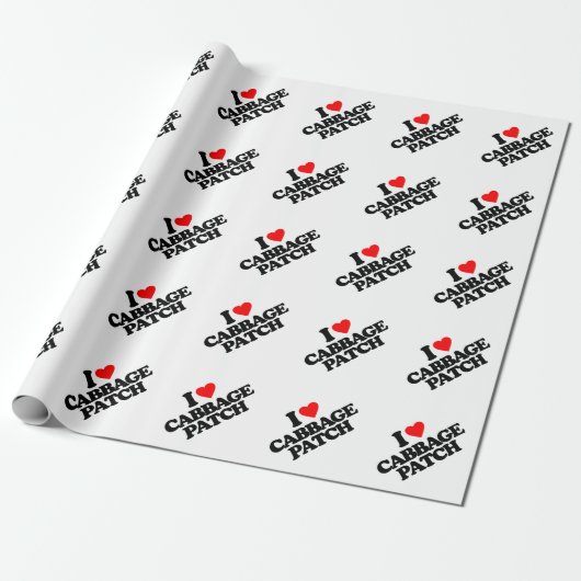 PAPIER CADEAU J'AIME LA CORRECTION DE CHOU (Déroulé)