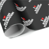 PAPIER CADEAU J'AIME LA FÉDÉRATION DE RUSSIE (Coin rond)