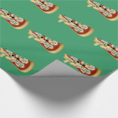 Papier Cadeau J'aime la pizza (Coin)