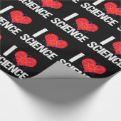 Papier Cadeau J'aime la science (Coin)