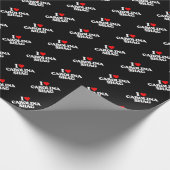 PAPIER CADEAU J'AIME LA TAPIS À LONGS POILS DE LA CAROLINE (Coin)