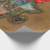 Papier Cadeau J'aime l'Afrique en tout-sur-impression (Coin)