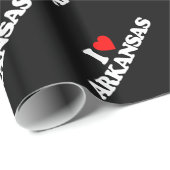 PAPIER CADEAU J'AIME L'ARKANSAS (Coin rond)