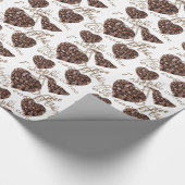 Papier Cadeau J'Aime Le Café ! ! (Coin)