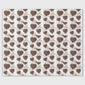 Papier Cadeau J'Aime Le Café ! ! (Plat)