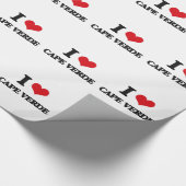 Papier Cadeau J'aime le Cap Vert (Coin)