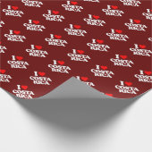 PAPIER CADEAU J'AIME LE COSTA RICA (Coin)