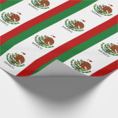 Papier Cadeau j'aime le drapeau mexique - mexicain (Coin)